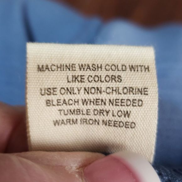 Indigo Thread Co lace upper bodice and bottom 2 inch blue polyester wrap, sz M - Picture 7 of 7